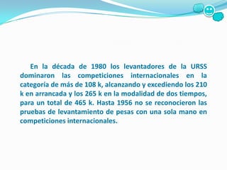 Levantamiento De Pesas Olimpicas