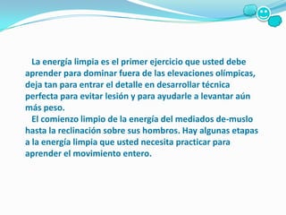 Levantamiento De Pesas Olimpicas