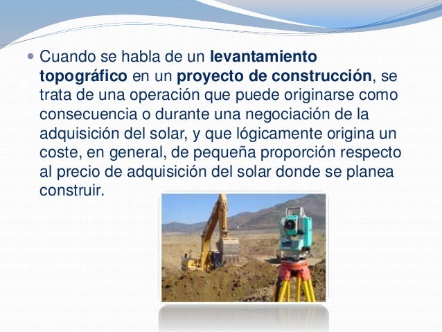 Levantamiento topografico