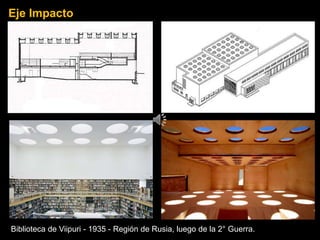 Biblioteca de Viipuri - 1935 - Región de Rusia, luego de la 2° Guerra.
Eje Impacto
 