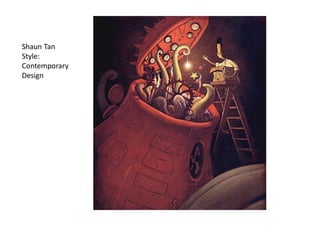 Shaun Tan
Style:
Contemporary
Design
