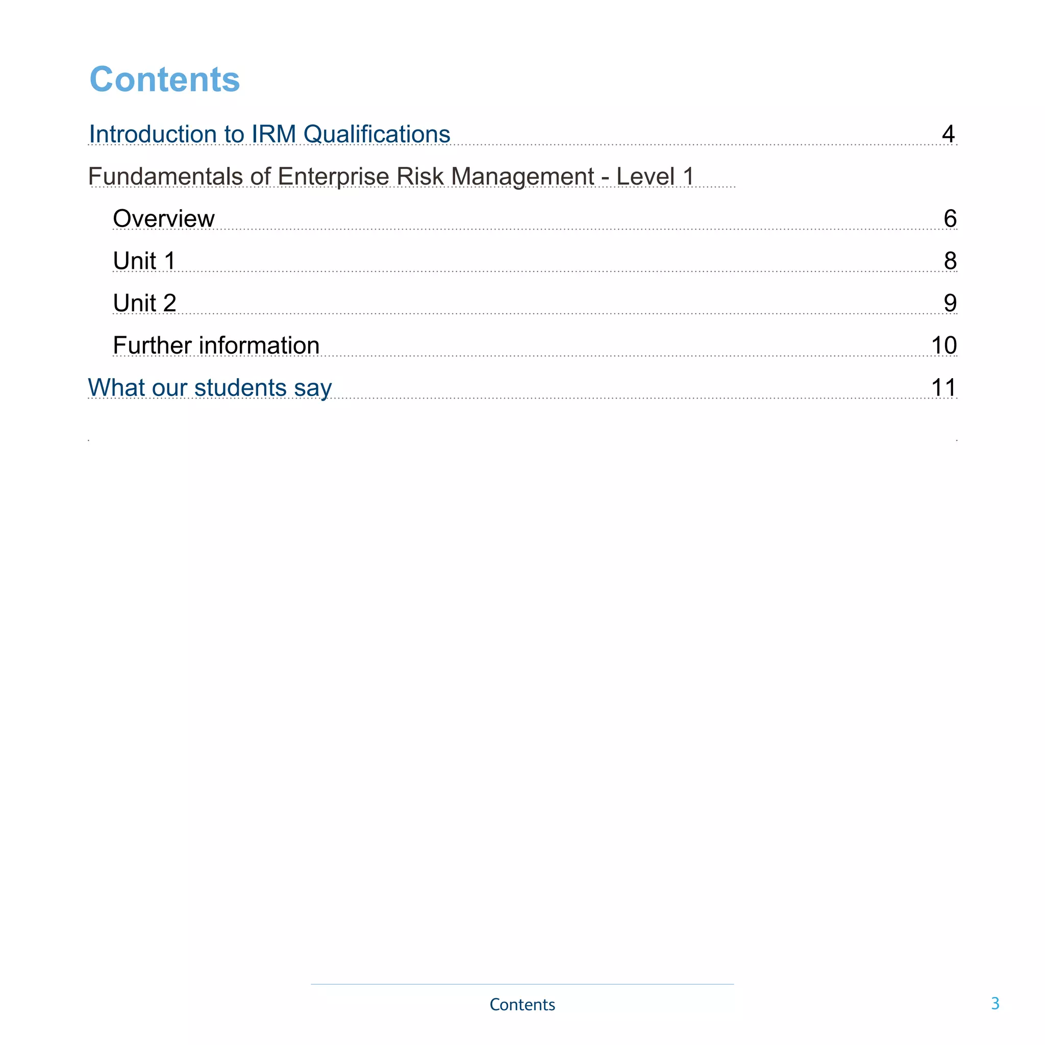 3
	
4
	
Overview 6
	 8
	 9
	 10
	 11
Contents
 