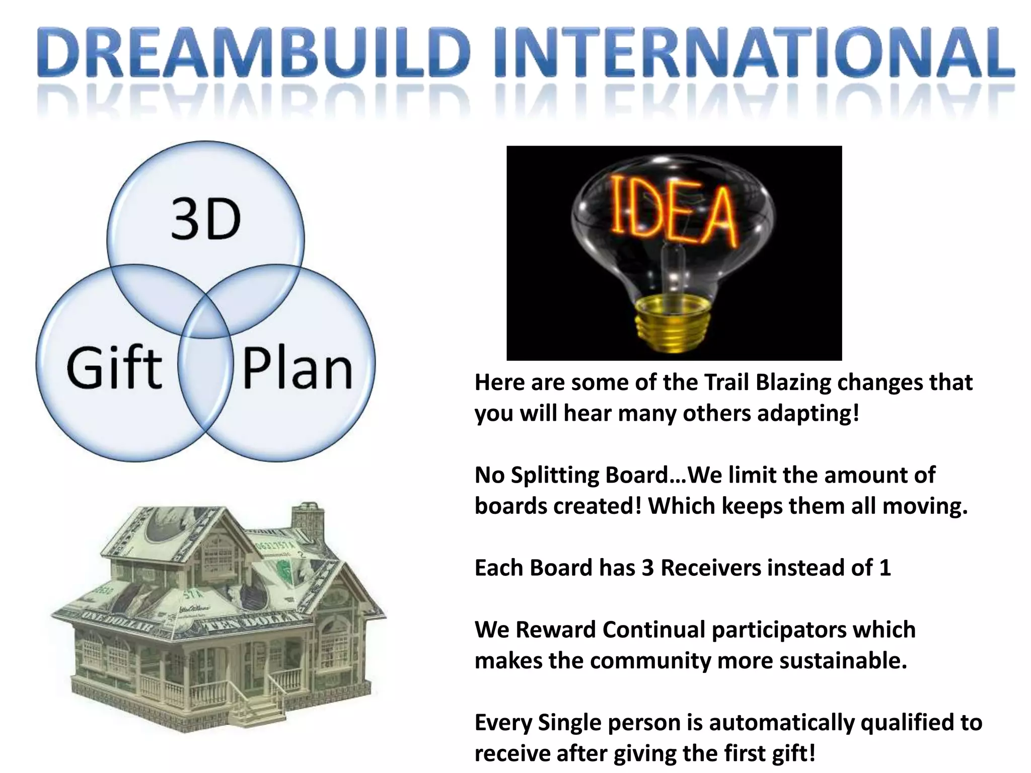 Even worse having to be in competition for someone to be on Your teamDreambuild InternationalIt’s not your fault you have not experienced the kind of success you are looking for.We have done the research and the numbers for doing traditional board are mathematically  unrealistic   The traditional 2x follow cycle system have failed Millions  and its time someone  stop the Insanity!