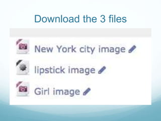 Download the 3 files
 
