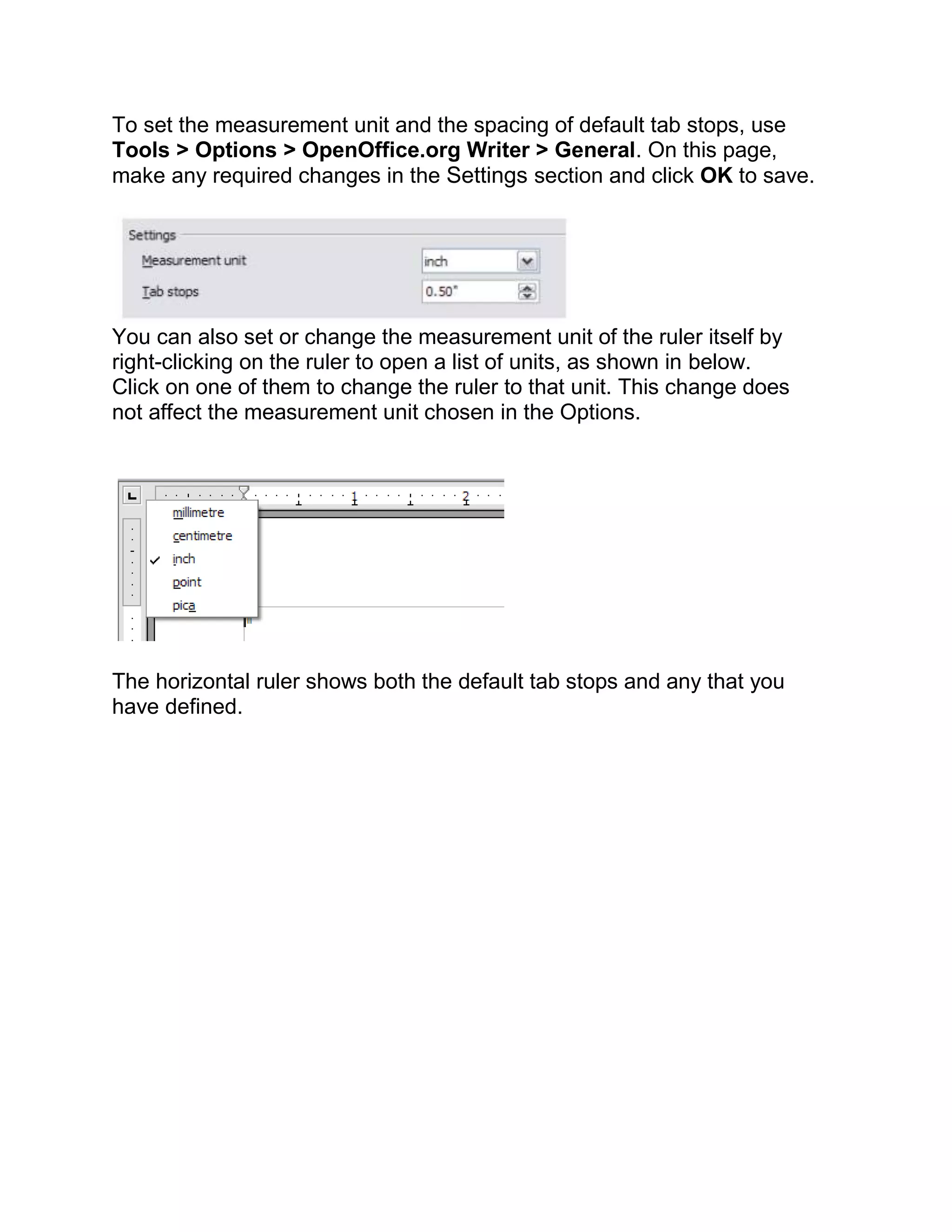 Open Office Writer : Level1 