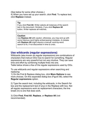 Open Office Writer : Level1 