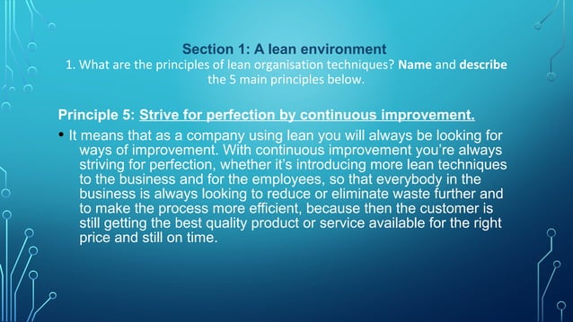 Level 2 certificate in lean organisation management techniques ...