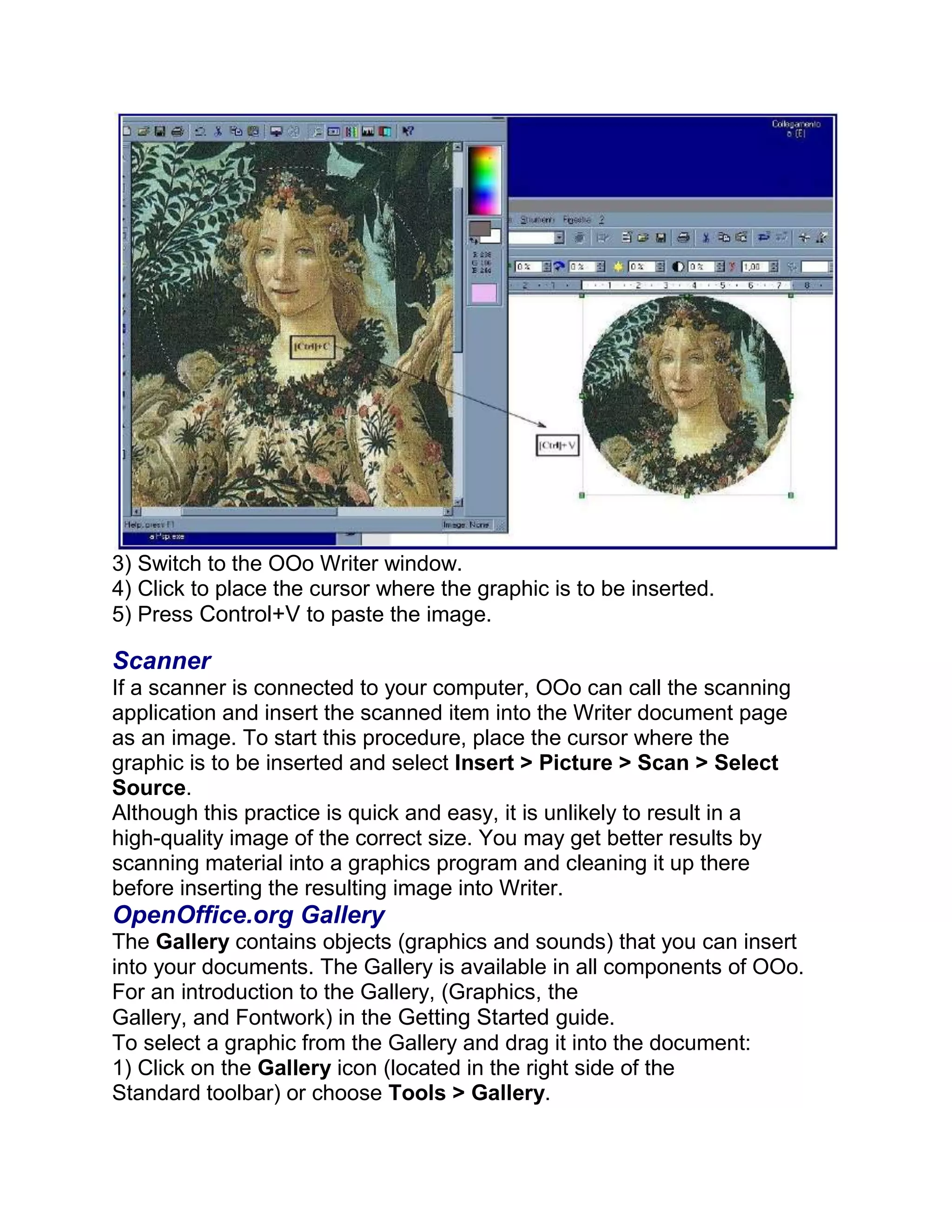 Open Office Writer : Level2 