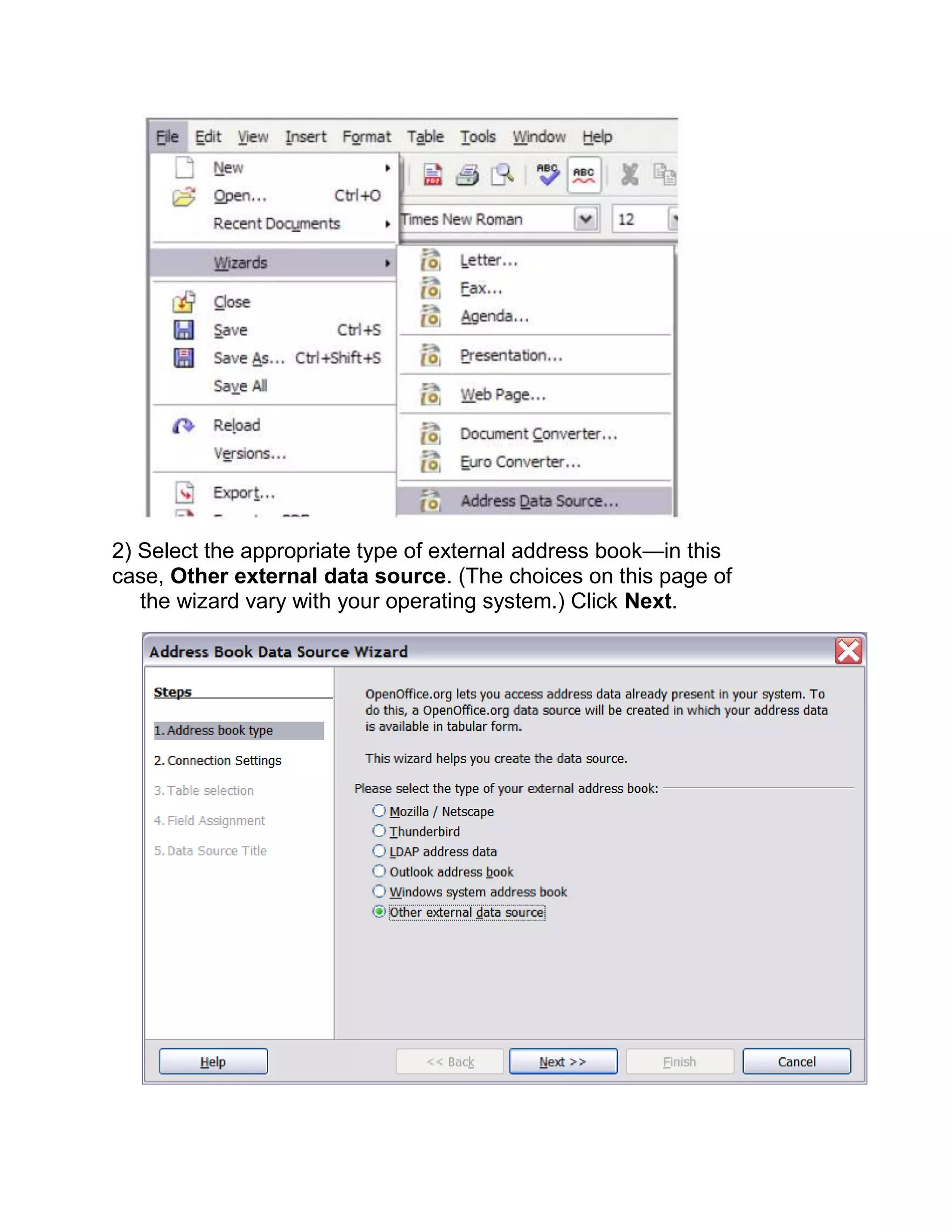 Open Office Writer : Level2 