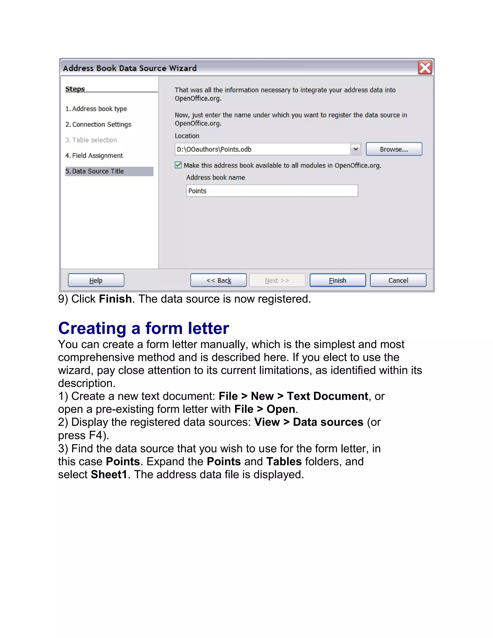 Open Office Writer : Level2 