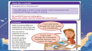 Translucent Term Science level (3) term (3) week (4) 3.4 translucent materials.pptx