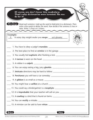 Reading comprehension level four for english languange | PDF