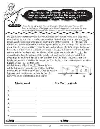 Reading comprehension level four for english languange | PDF