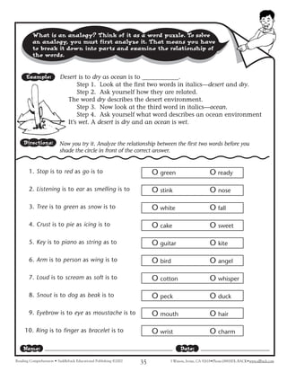 Reading comprehension level four for english languange | PDF