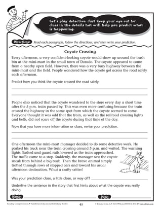 Reading comprehension level four for english languange | PDF