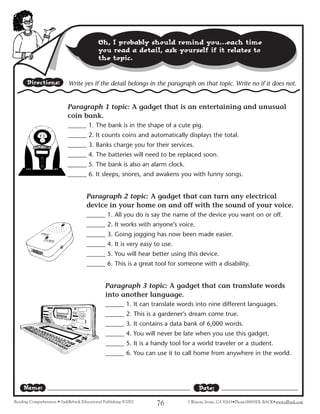 Reading comprehension level four for english languange | PDF