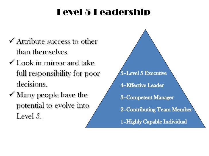 level 5 leadership