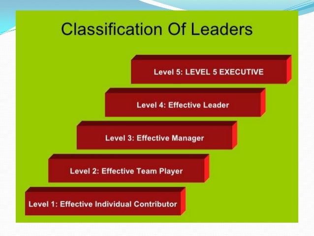 three levels of leadership model pdf