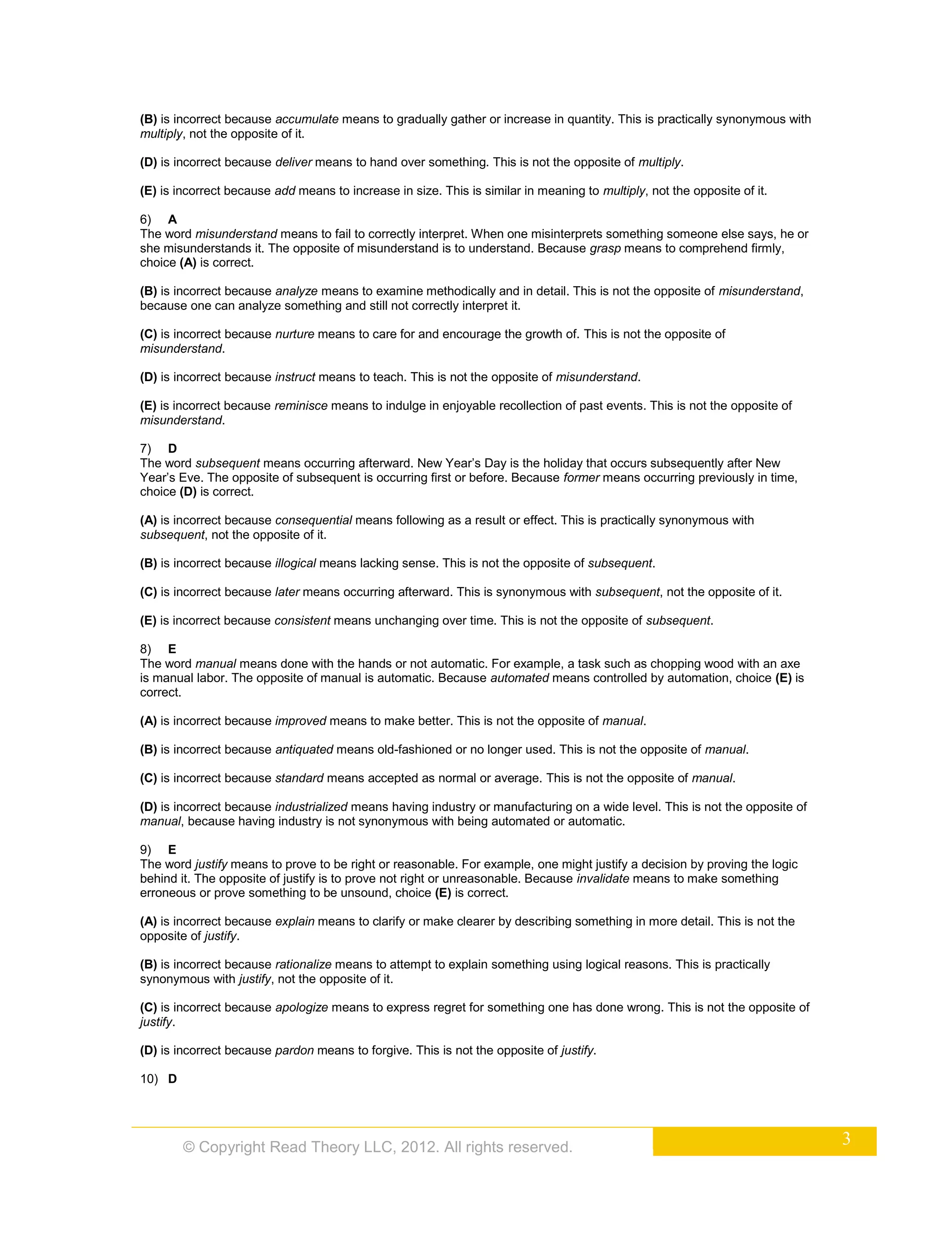 Level 8 antonyms_1 | PDF