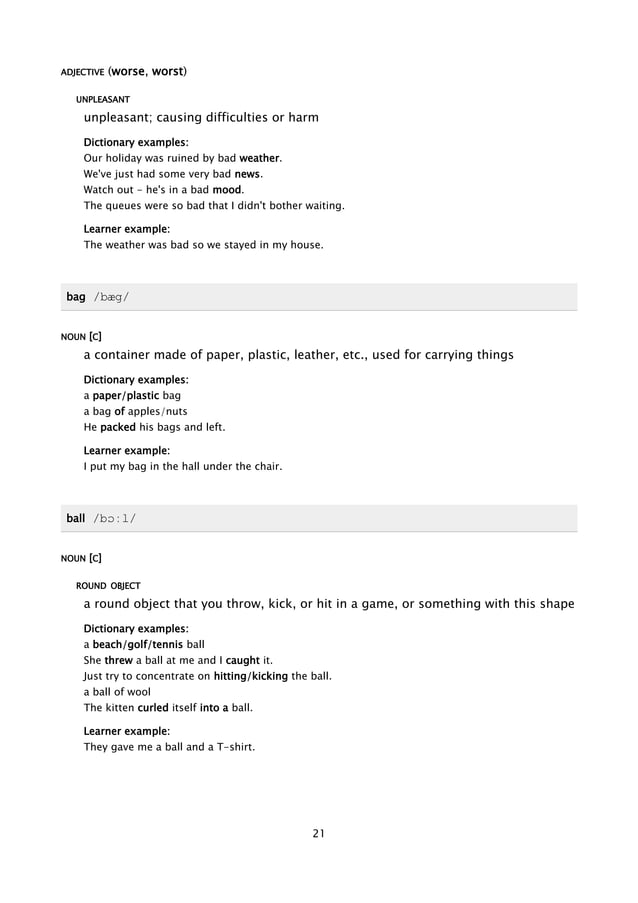 level-a1-word-list-pdf