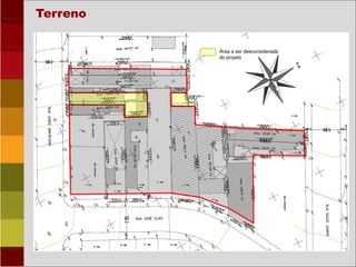 Terreno
Área a ser desconsiderada
do projeto
 