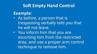 Use of Force Level II C5 training course | PPTX