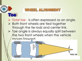 LEVEL II WHEEL ALIGNMENT system of automotive 3. | PPTX