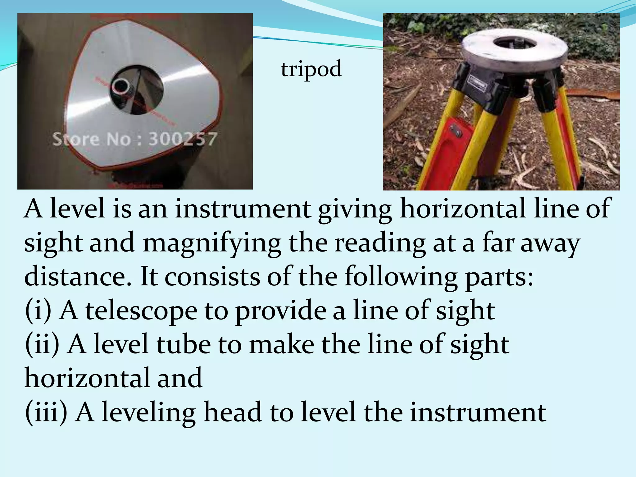 Leveling surveying | PPTX