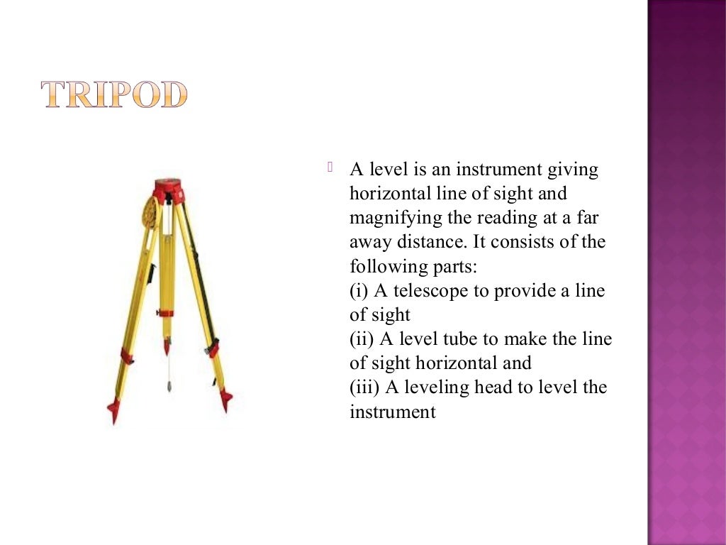 Leveling, Instruments of Leveling, Bearings (Surveying, ECE)