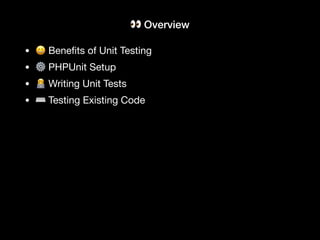 😀 Bene
fi
ts of Unit Testing
 