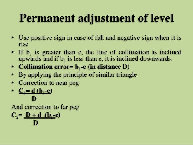 Levelling Levelling