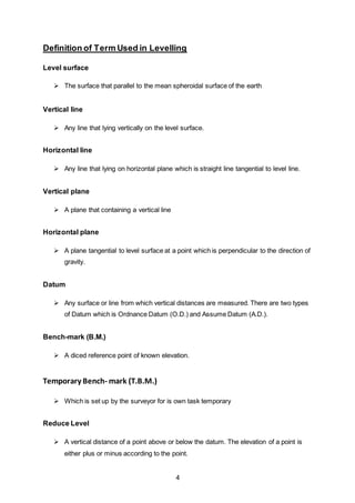 Assignment 1 - Levelling | DOCX