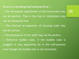 Levelling | PPTX