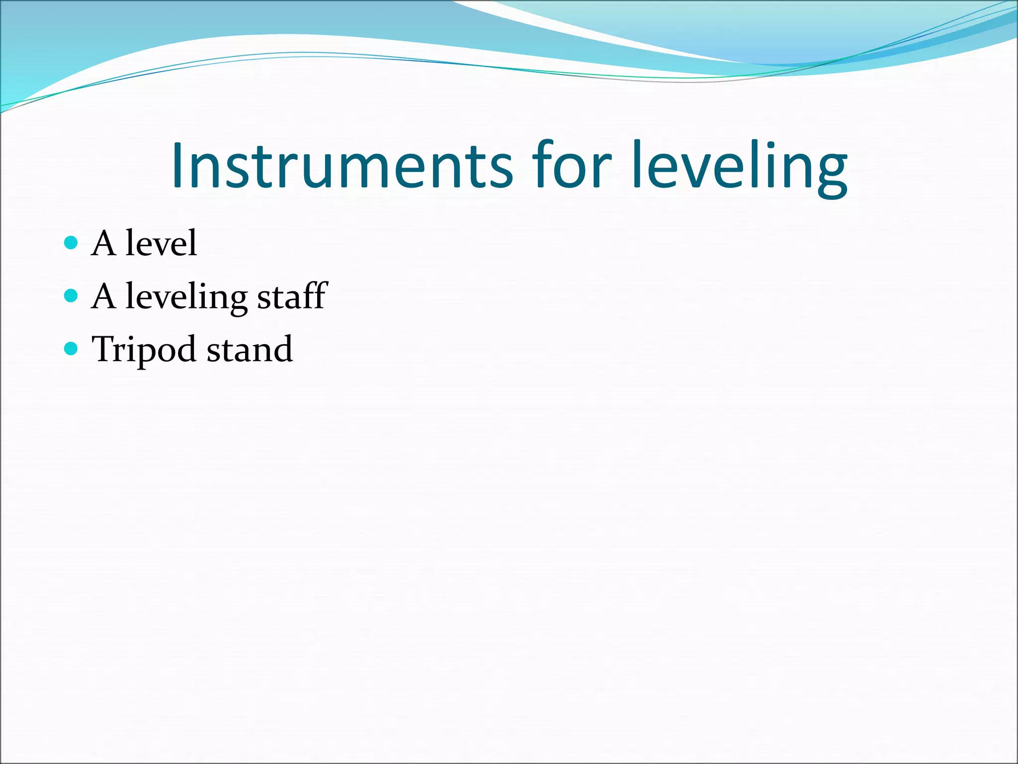Levelling .ppt