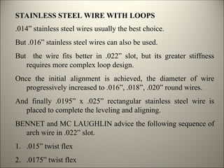 levelling and alignment in preadjusted appliance.ppt