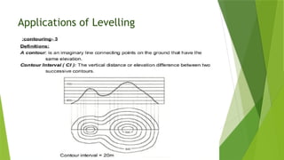 Applications of Levelling
 