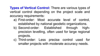 Vertical Control Plan Levelling for High Precision Control.pptx