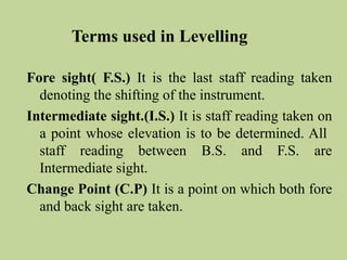 Intermediate Sight level survey types terminology lingsurvey_.pptx