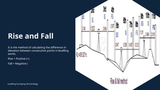 Levelling Surveying Terminology in Advanced Surve | PPTX