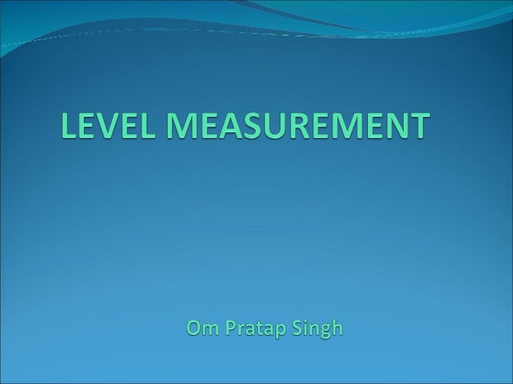 Level Measurement