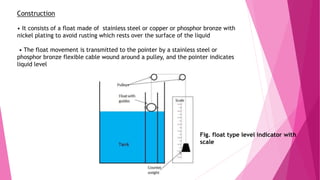 Def Level Float Level measurement ppt | PPTX
