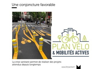 www.15marches.fr
Une conjoncture favorable
La crise sanitaire permet de réaliser des projets
attendus depuis longtemps
 