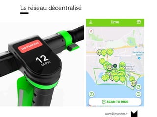 www.15marches.fr
Le réseau décentralisé
 