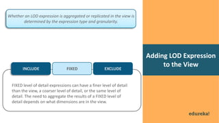 Tableau LOD Expressions | Edureka | PDF