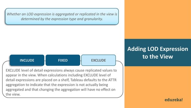 Tableau LOD Expressions | Edureka | PDF