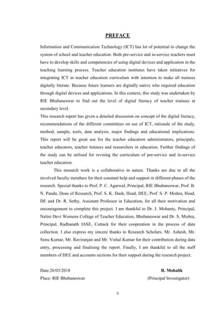 Level of digital literacy among teacher trainees in odisha | PDF