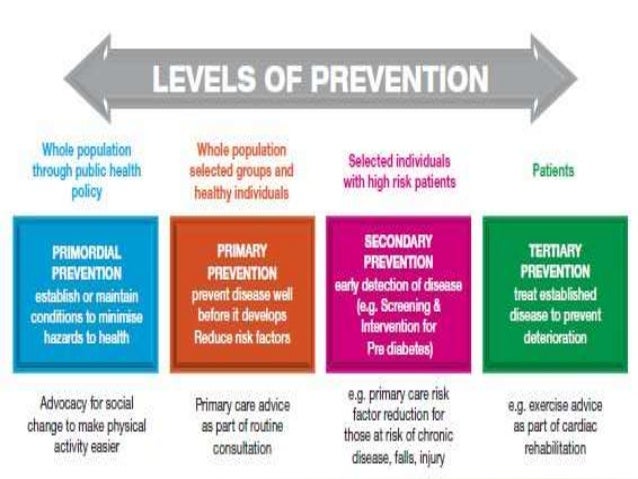 Level Of Prevention Level Of Prevention