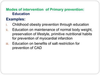 level of preventionCommunity Health Nursing BSc V Sem .pptx