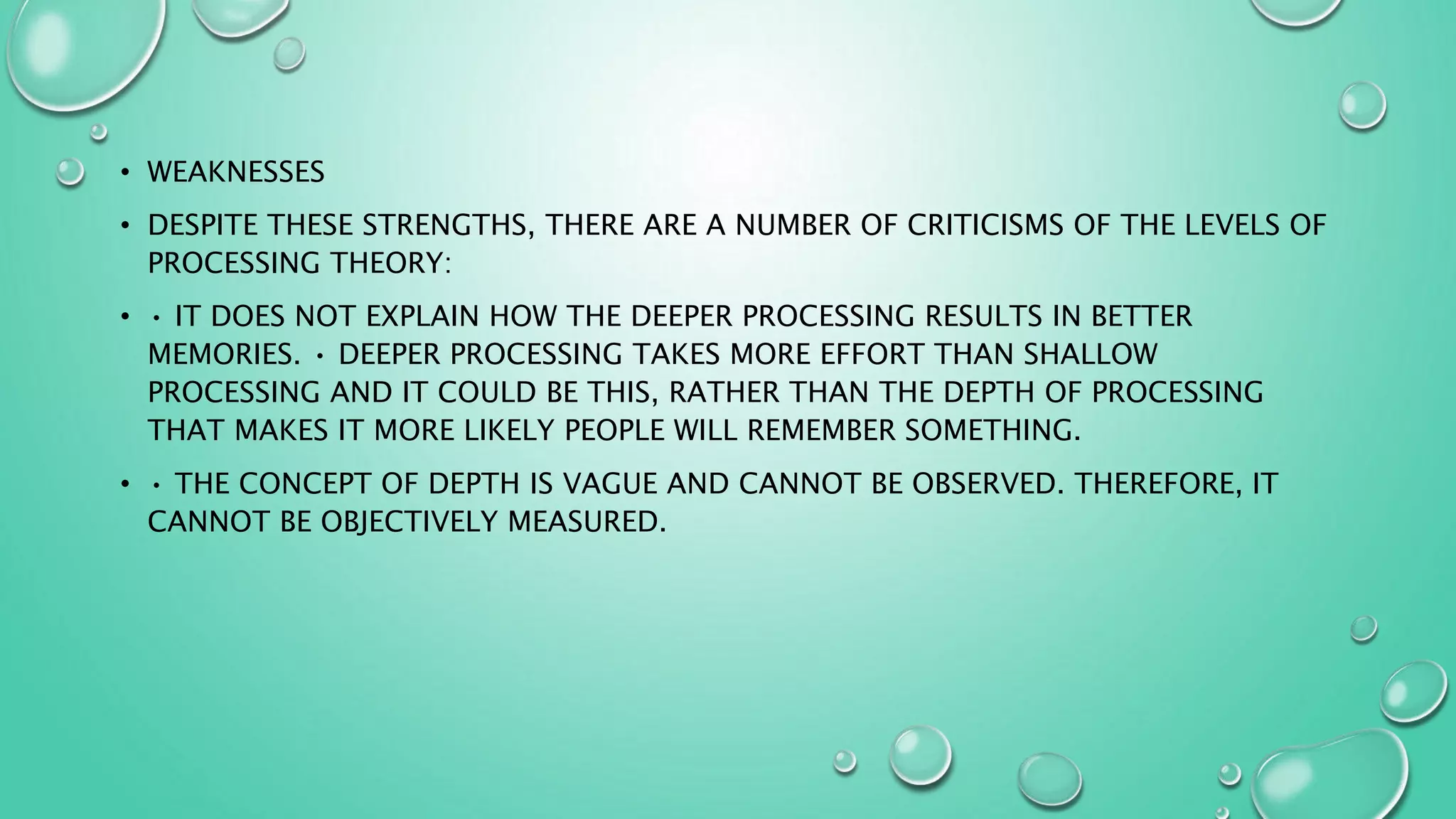 Level of processing | PPTX | Artificial Intelligence | Technology ...