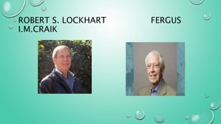 ROBERT S. LOCKHART FERGUS
I.M.CRAIK
 
